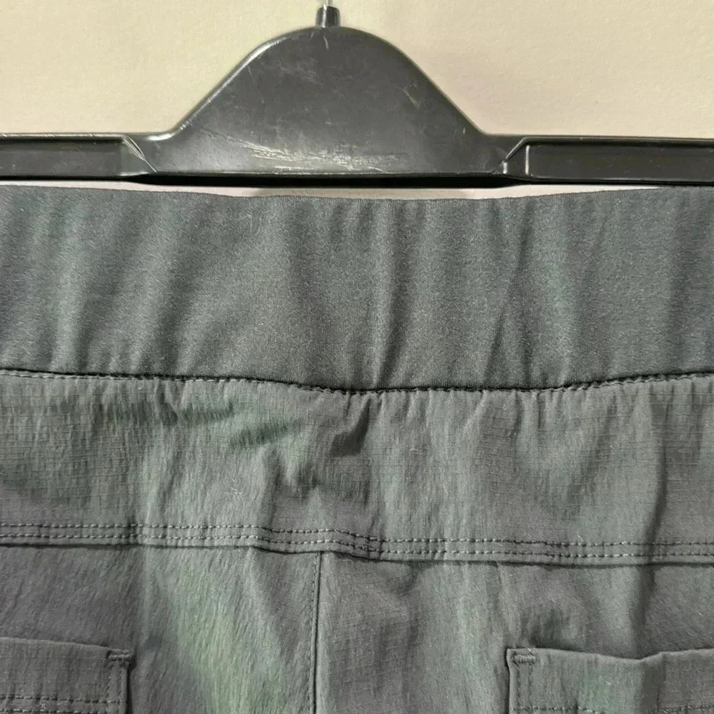 Vina Nylon Pants W/ Drawstring Ankle Size M, Color Flint Gray - Picture 10 of 12
